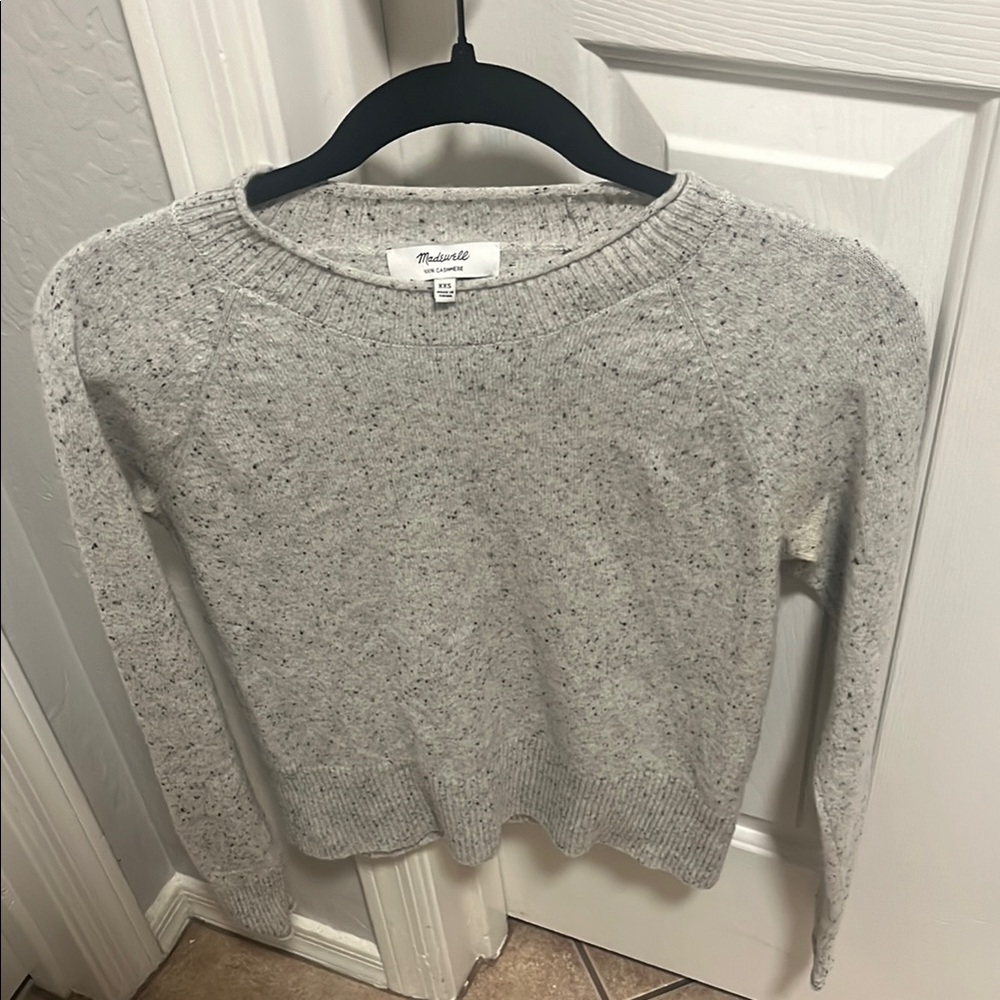 Madewell Women's Gray Sweater 100% cashmere